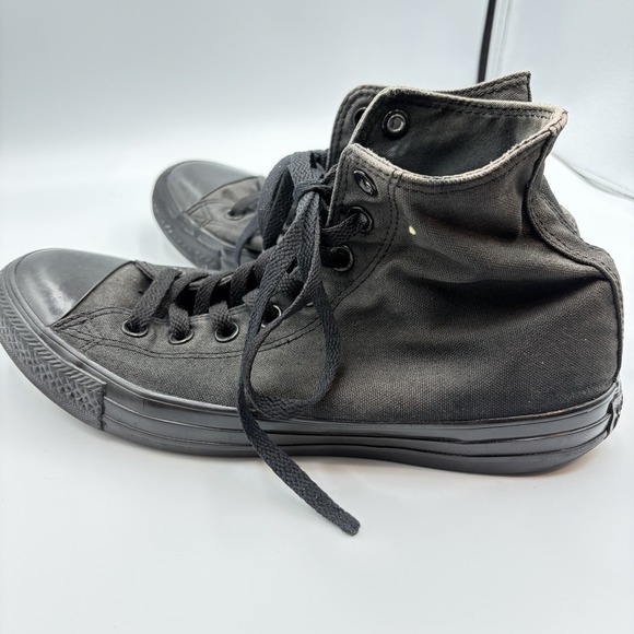 CONVERSE Chuck Taylor ALL STAR Men High Top Monochrome Black NINJA‎ M8 W10 - Picture 7 of 11